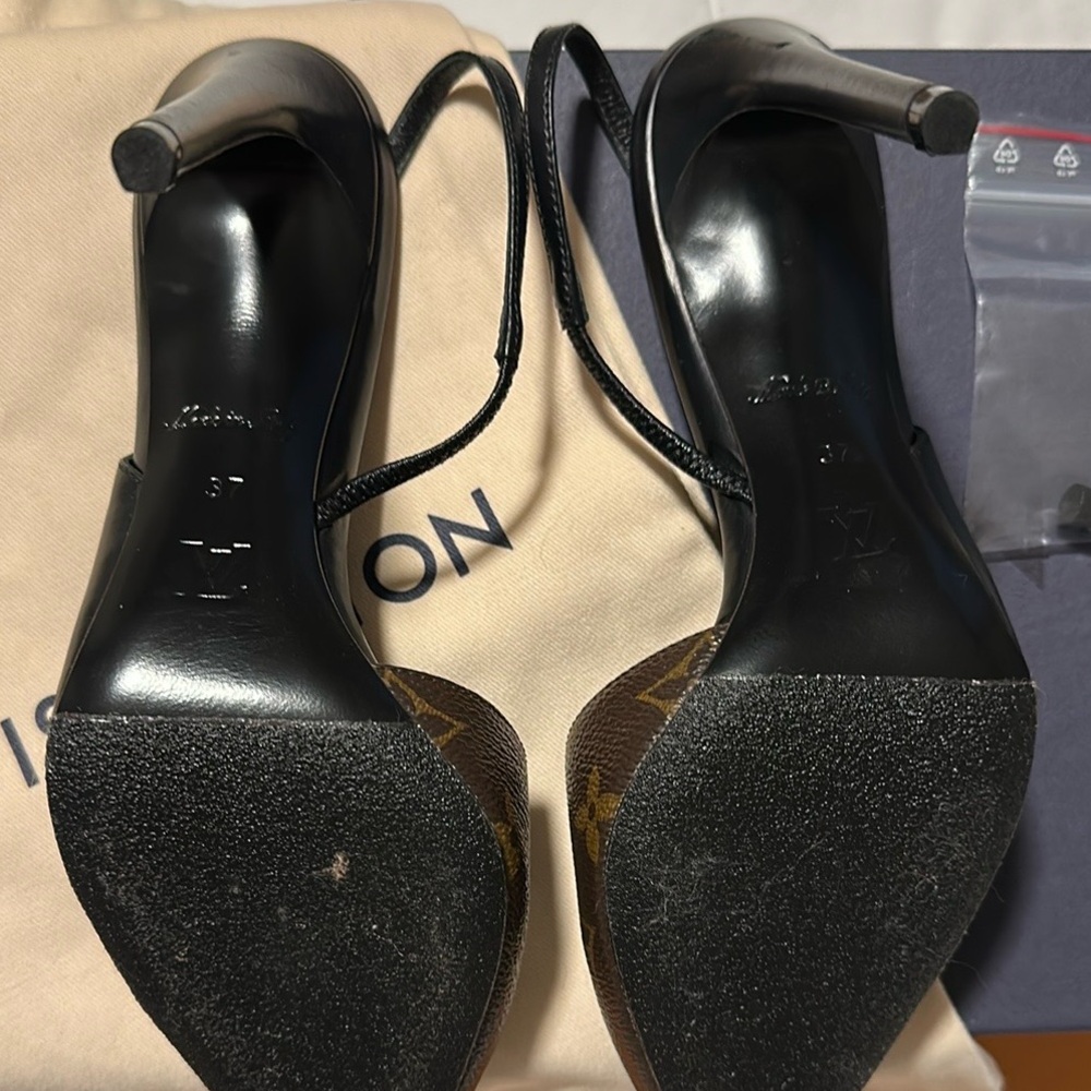Louis Vuitton Cherie sling back pumps size 37 - Picture 7 of 11
